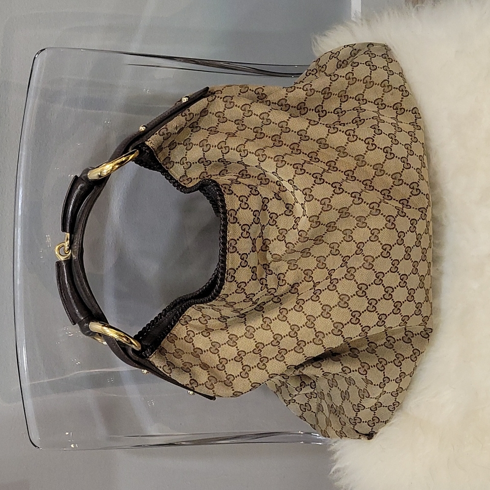 GUCCI MONOGRAM HOBO BAG